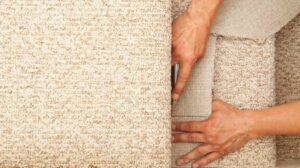 installations carpet on stairs